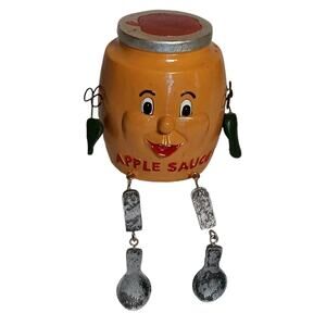 WMG Shelf Sitter 2006 Series Anthropomorphi Apple Sauce Fruit Resin Figure